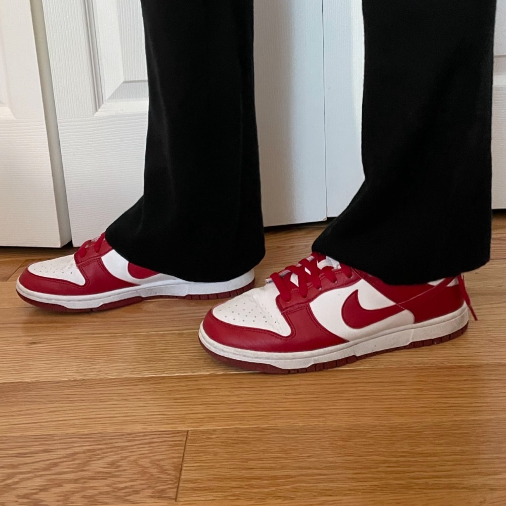 University Red Nike Dunk Lows size 9.5 Women’s
